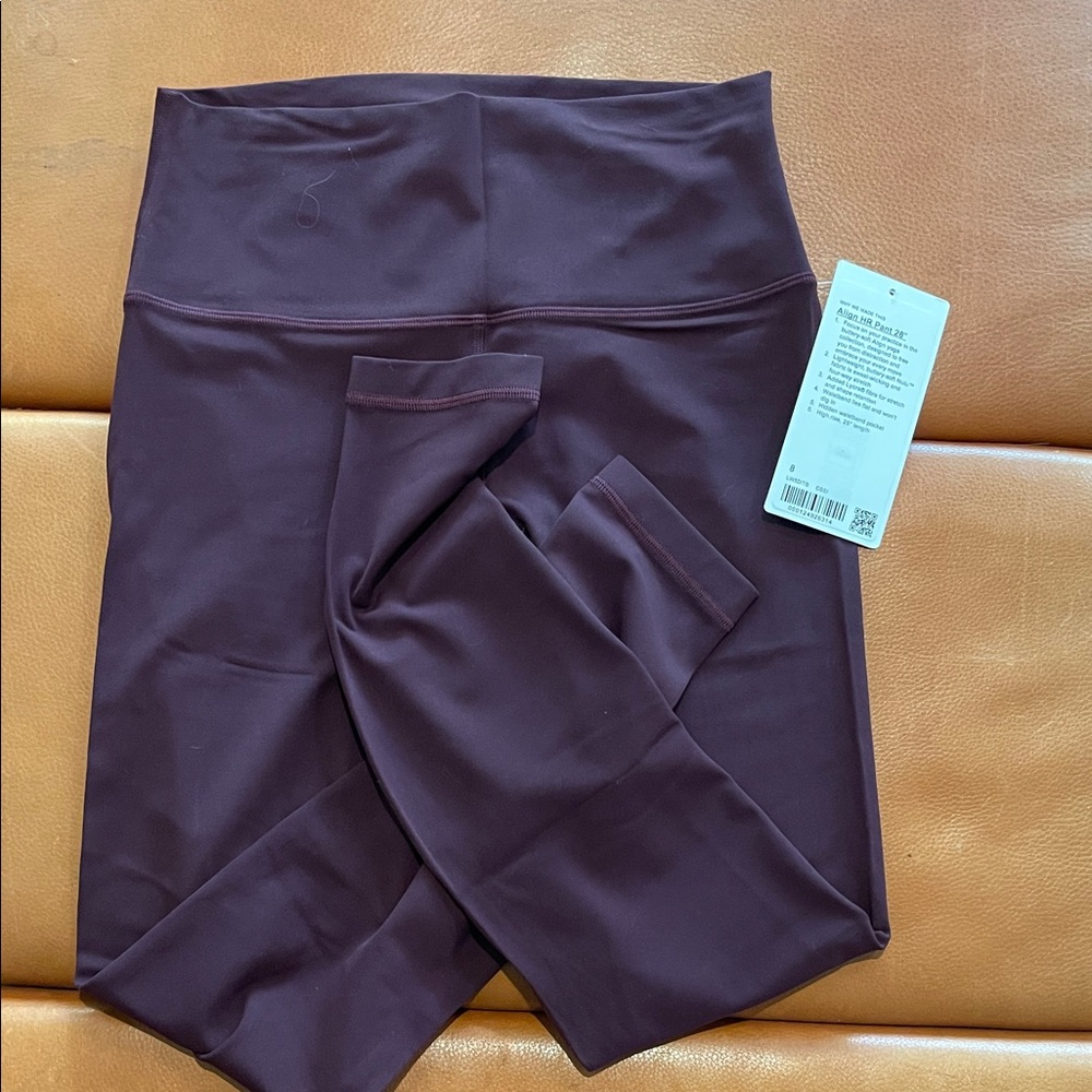 Lululemon Leggings (burgundy)